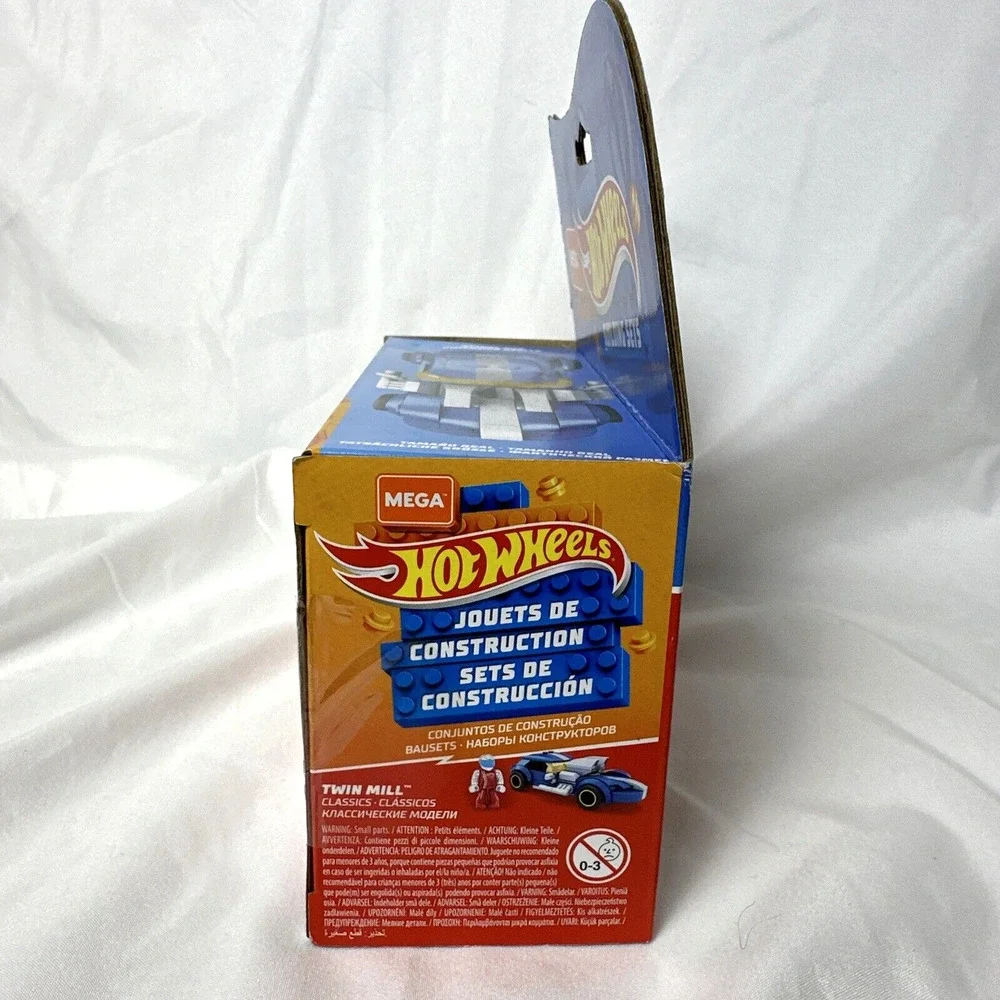 Mega‎ Hot Wheels Twin Mill GVM31 Building Set Build Ages 5+ Race Car New NIB